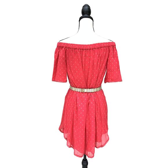 Anthropologie Tryb Andorra Off-Shoulder Mini Dress - Picture 6 of 11